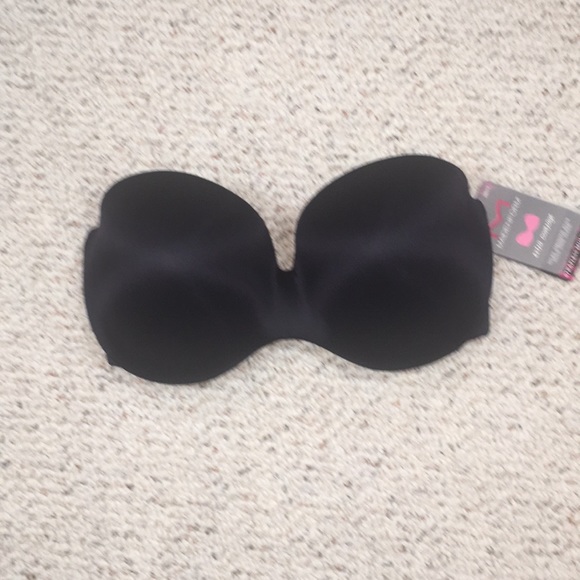 Maidenform black satin strapless bra - Picture 1 of 4